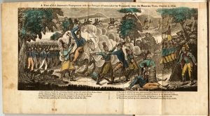 War of 1812 Battle with Techmseh